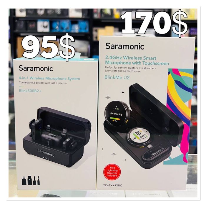 Микрафон Saramonic U2.Hollyland Lark M2.B2+