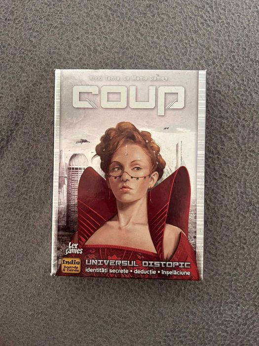 4 jocuri board games: Coup, ONUW, The Crew, Travelin'