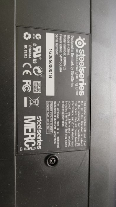 Клавиатура Steelseries Merc Stealth