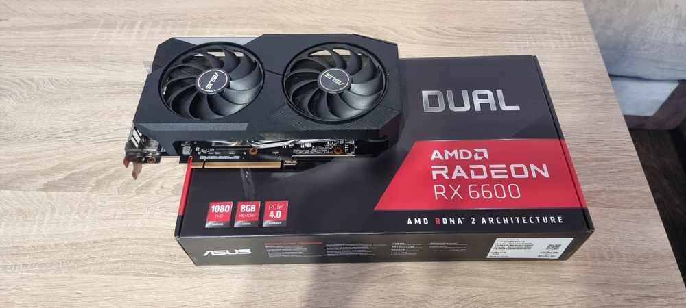 ASUS Dual Radeon™ RX 6600 8GB GDDR6 Graphics Card 8GB GDDR6 Graphi