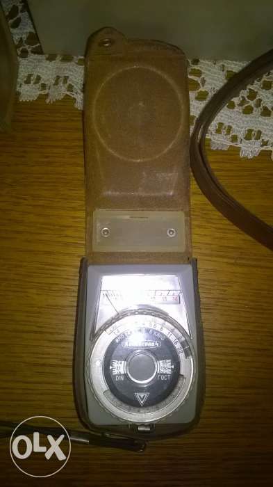 Aparat foto Smena, toc original, blitz, ap. luminozitate, aparat mărit