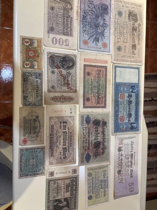 Bancnote vechi de colectie, scoase din circulatie