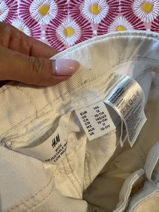 Бели дънки, 10-11г. Н&М