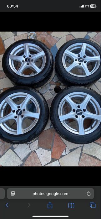 Jante Aliaj ARONAL R16+Anvelope Iarna 205/55 R16-Set Conplet Fara Lovi