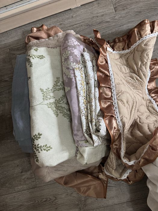 покрывало, шторы, тюль, скатертьп