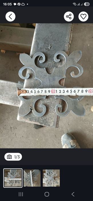 Арнамент из металла 1.8 мм