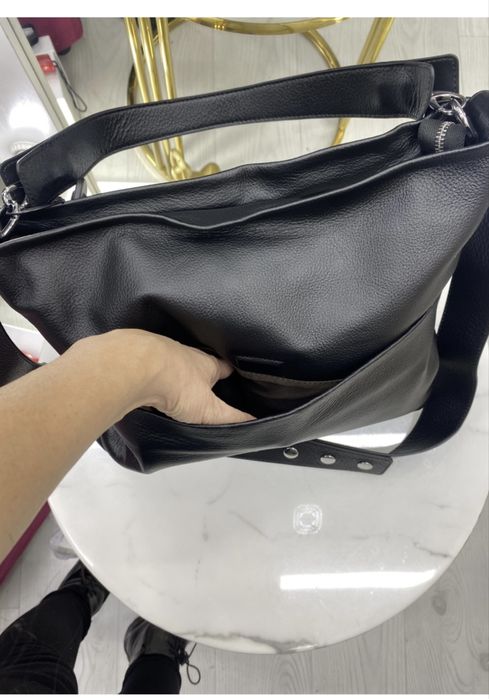 Сумка-шоппер натуральная кожа