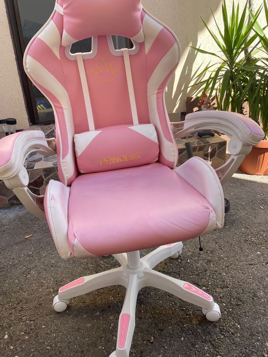 Scaun birou  Gaming roz