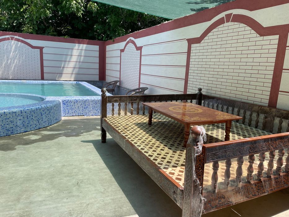 Продается Зона отдыха у реки. 5 коттедж Кафе, ресторан. Новый Ташкент.