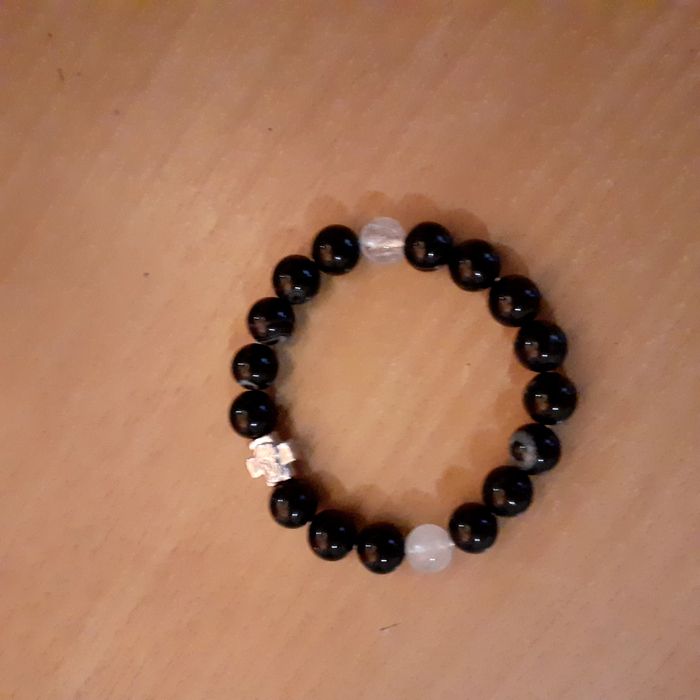 Гривна от естествен оникс