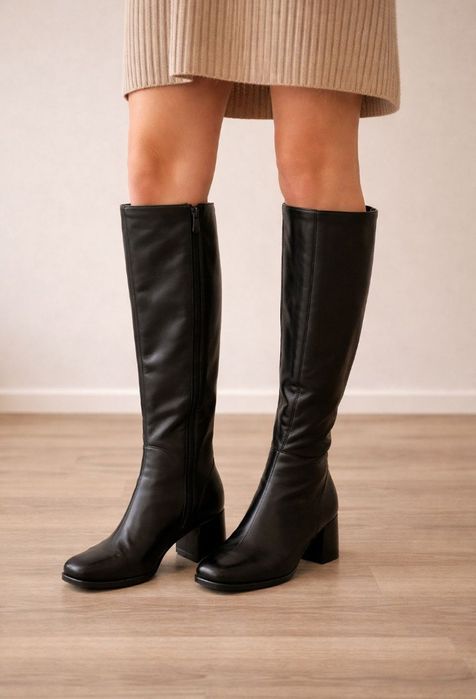 Cizme din piele Vivance nr 39