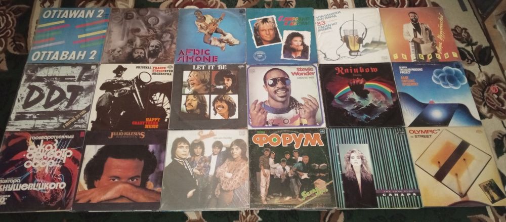 Мировые виниловые пластинки