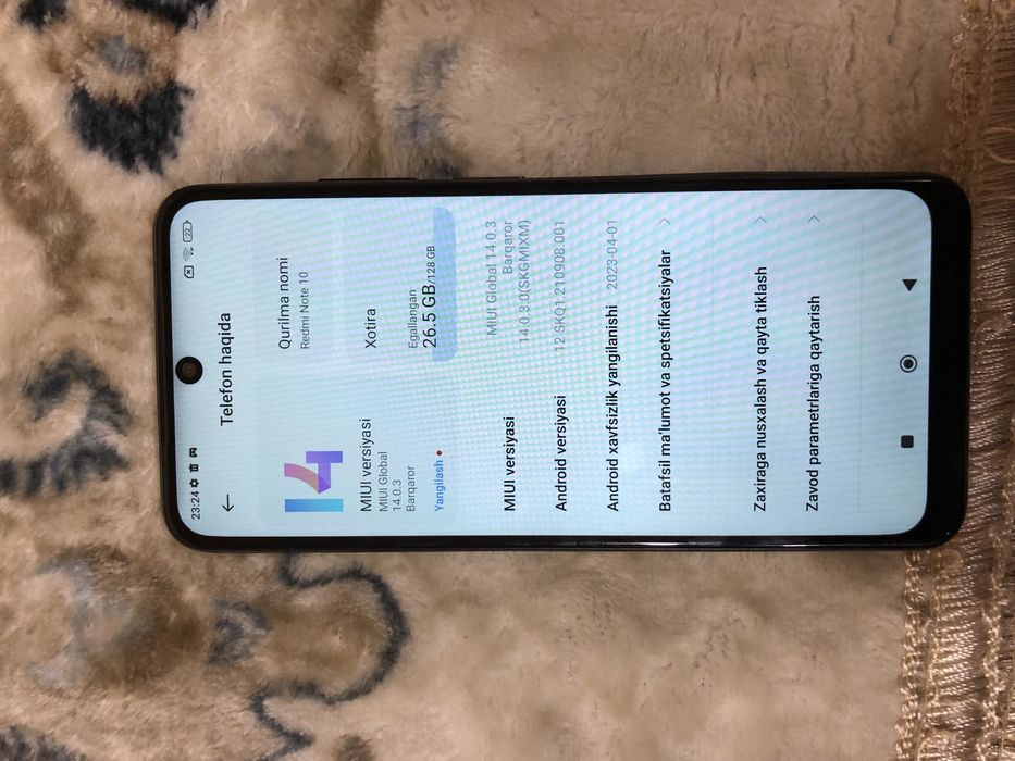 Redmi note 10s