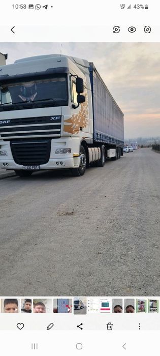 DAF XF EURO 5 + KRONE Прицеп Сотилади