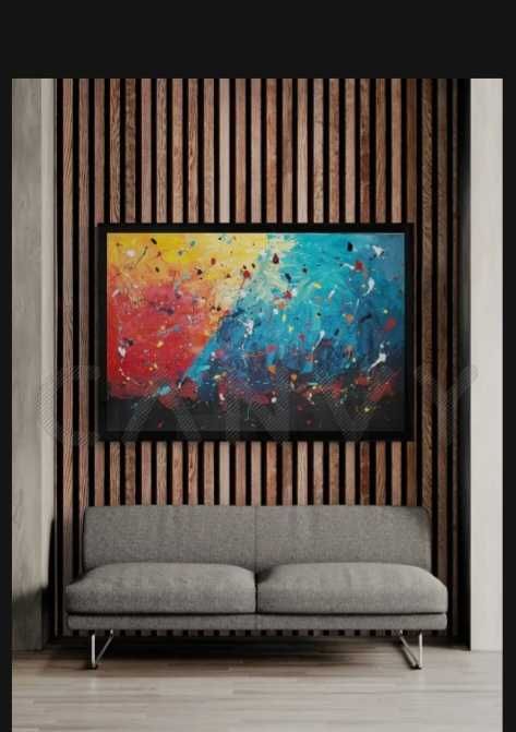Картина абстрактна 150/100см