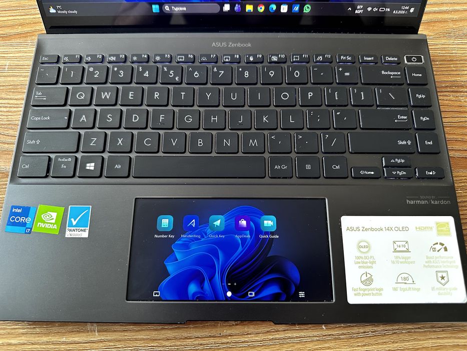 Ultrabook ASUS Zenbook 14X OLED Core™ i7, 14", 2.8K, RAM 16GB, 1TB SSD