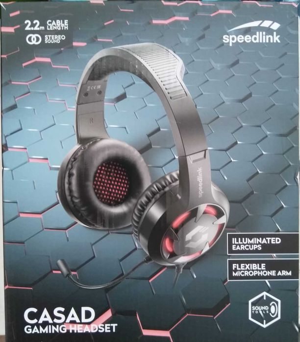 Căști Gaming cu microfon flexibil - noi, sigilate