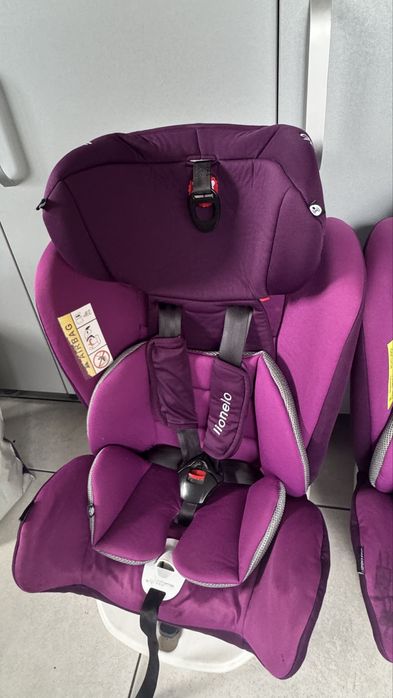 Scaun auto ISOFIX Lionelo Bastiaan, rotativ, 0-36 kg, Violet