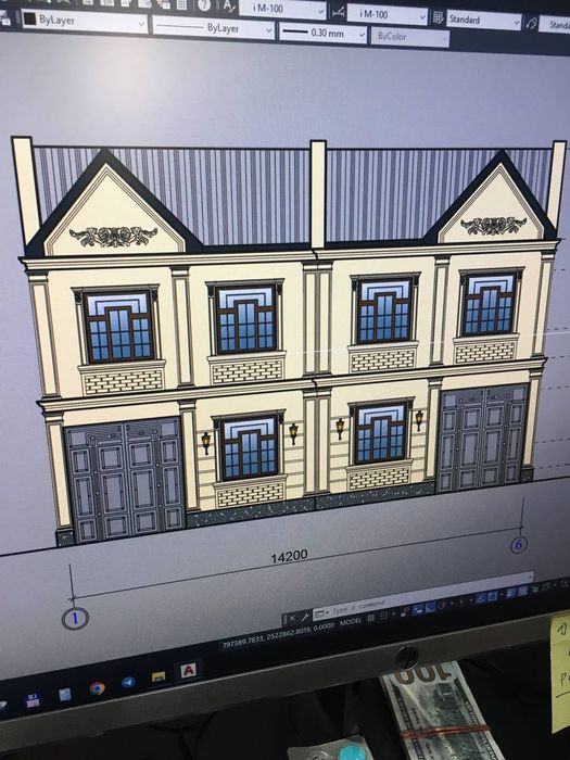 Янги қурилган ҳовли 2 сотх 8 хона