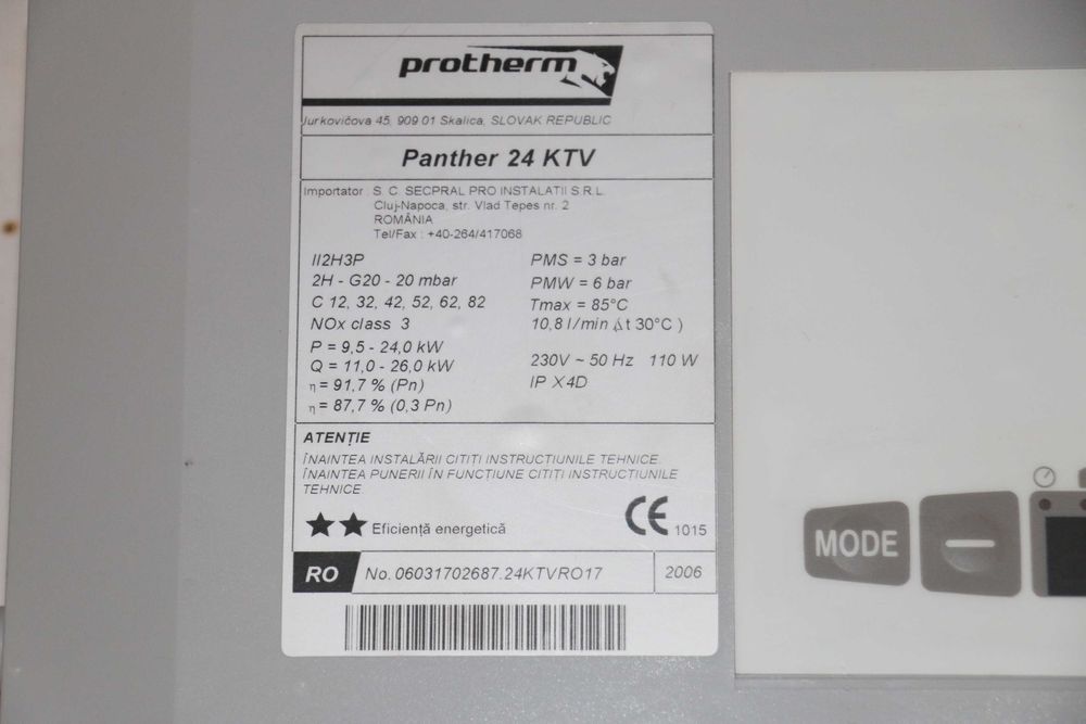 Placa electronica centrala termica Protherm Panther 24 KTV