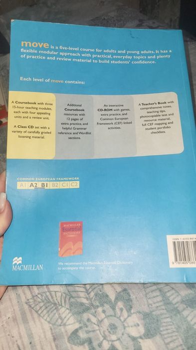Продам учебник move pre-intermediate MACMILLAN