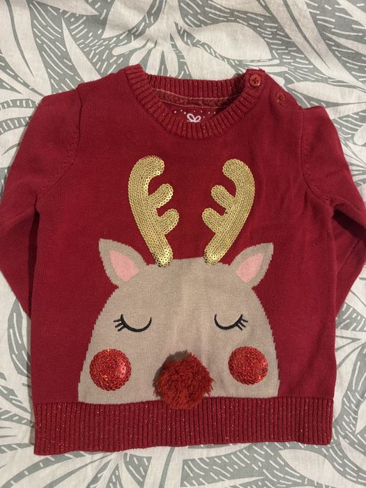 Коледни дрешки за момиче - 5 рокли и 2 пуловера