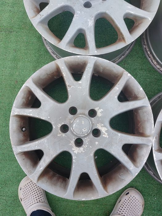 4ри бр алуминиеви джанти 17цола 5×114,3; ет 45; 70.1мм централен