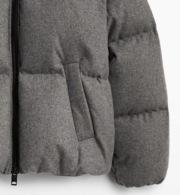 Zacă puf/pana Massimo Dutti