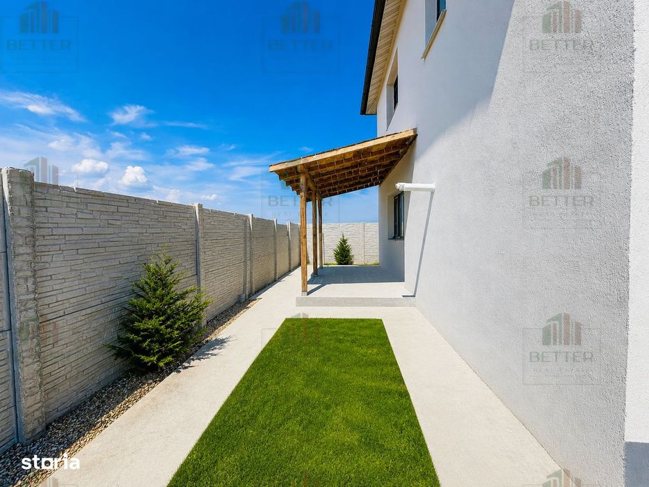 Casă P+1 cu 4 camere, panouri fotovoltaice – Comuna Berceni