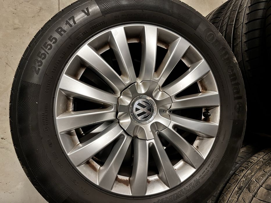 Jante cu anvelope vara 235/55/17 Continental Sport Contact 7 DOT2023