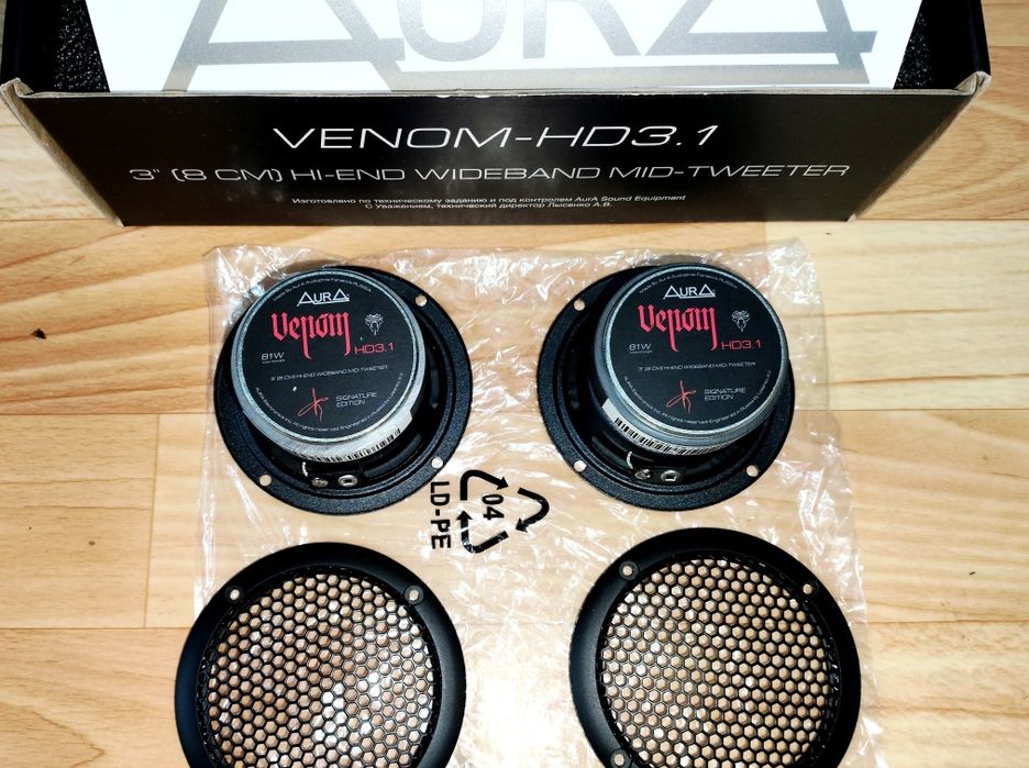 Aura Venom HD 3.1  SQ акустика.