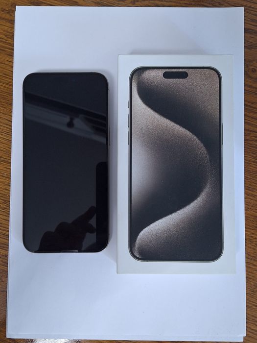 iPhone 15 Pro Max 256GB Natural Titanium | 10/10 | Cutie | Impecabil