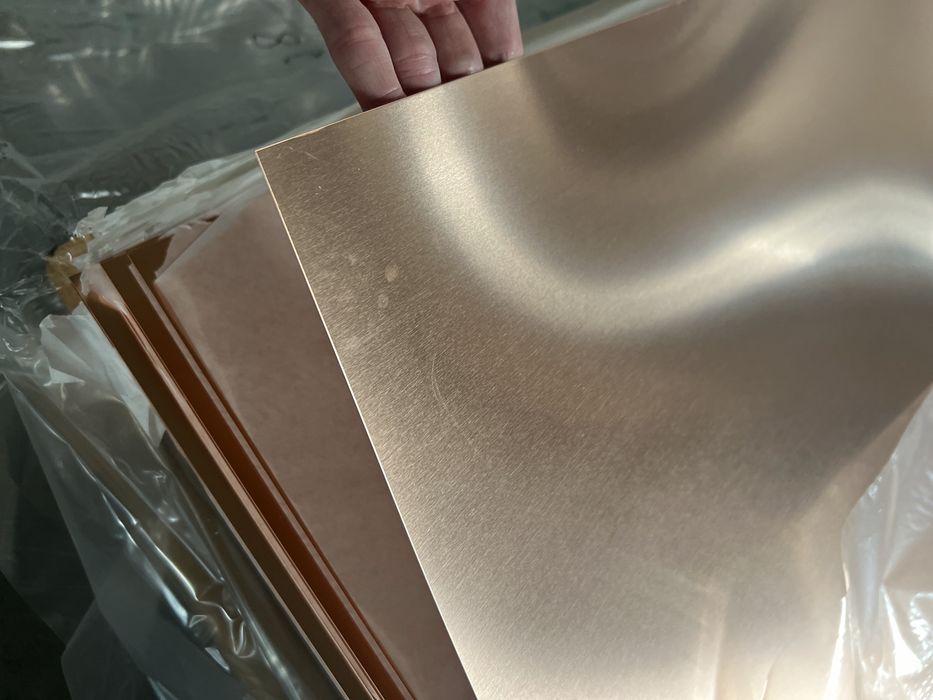 Tablă Cupru toate formatele și dimensiunile din rulou