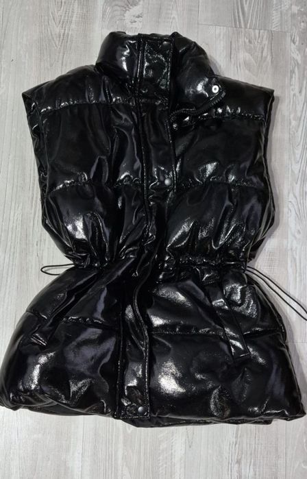 Дебел зимен елек от естествен лак