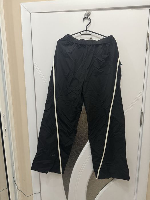 Дамски шушляков панталон с дънков елемент