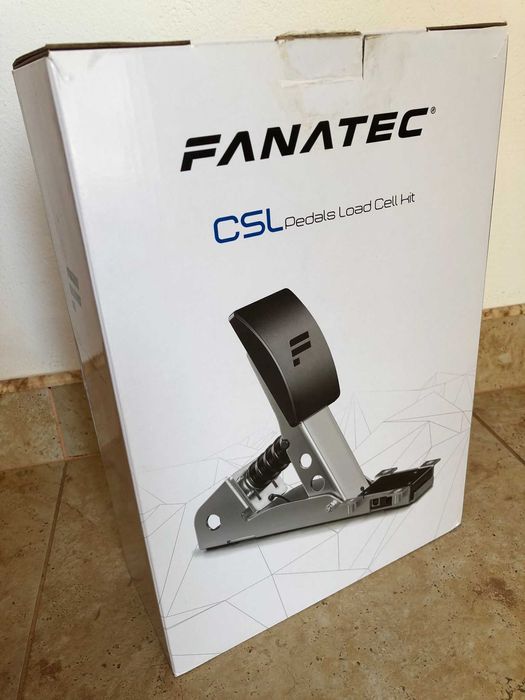 Pedale Fanatec CSL cu Frana Load Cell Kit; Sim Racing