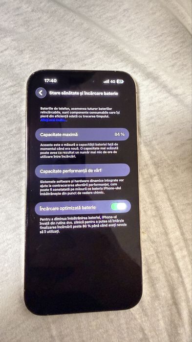 Vând iPhone 14 Pro Max – 128 GB, Gold