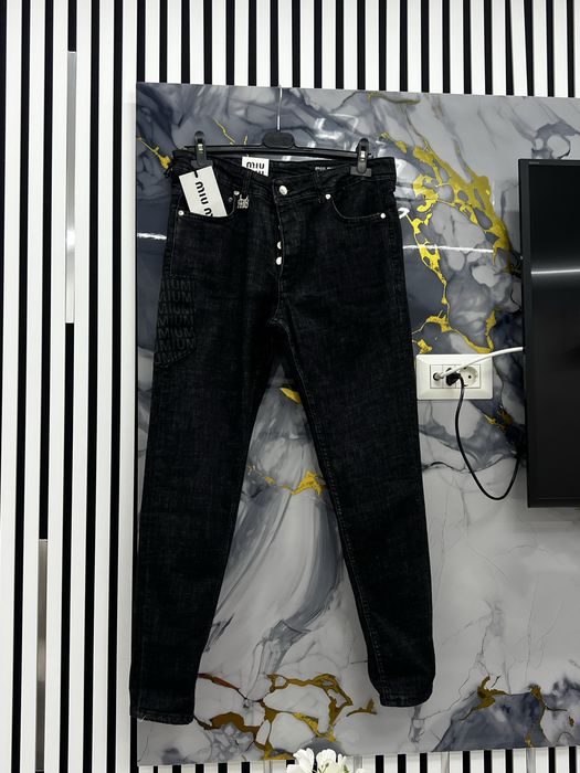 Blugi Miu Miu slim fit barbati