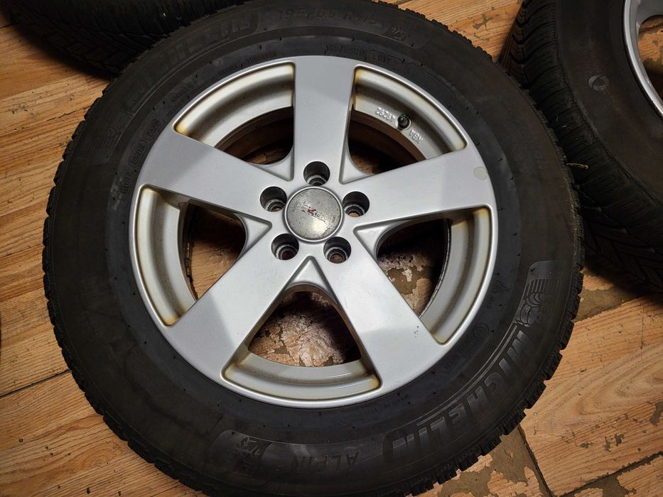 джанти 15" 5х98 Citroen Fiat Lancia Peugeot Alfa гуми 195/65/15 Michelin Alpin 6