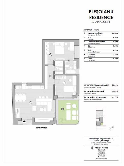 Domenii | Kiseleff | Aviatorilor | 3 camere | Bloc Boutique lux