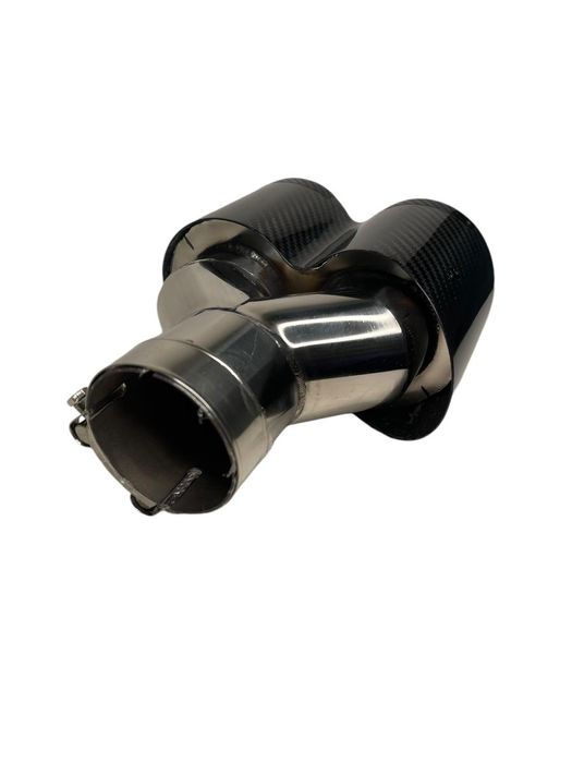 1бр. Карбонов ауспухов накрайник неръждаема стомана