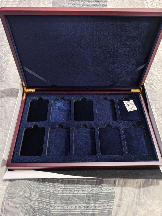 Луксозна кутия за монети и златни кюлчета