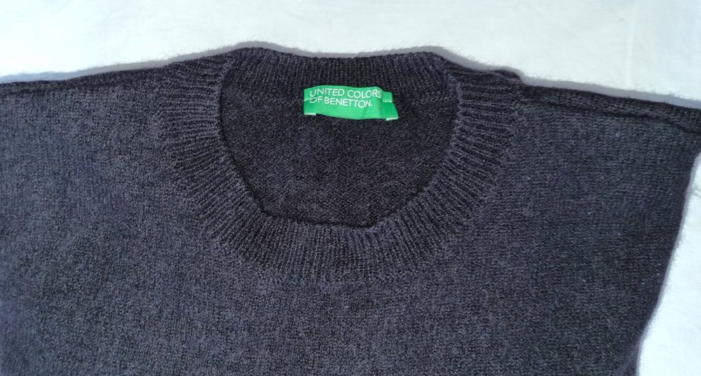 Rochie  stil vesta fără maneci, 80% lână