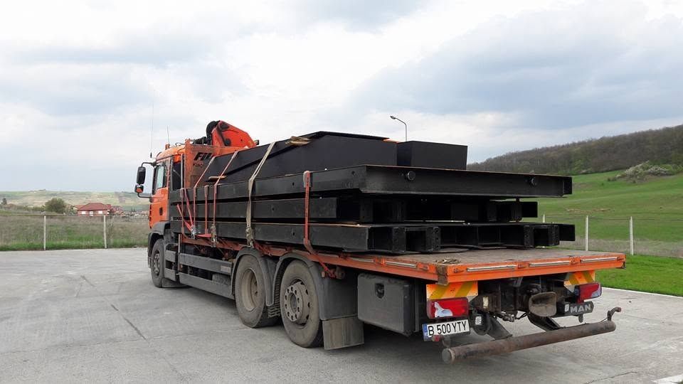 Camion cu macara București - Ilfov | Transport Profesionial 12T Ridicare 4T