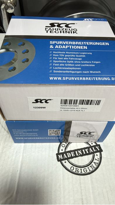 2 Distantieri SCC Germania 5x120 grosime 20 mm BMW seria F certificare TUV