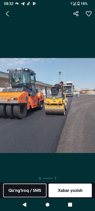 Sifatli asfalt qizmati