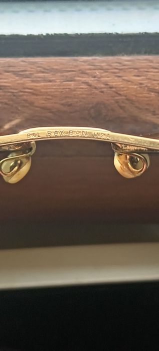 Ray Ban Signet Gold Frame SUNGLASSES poze reale, doar pentru cunoscăto