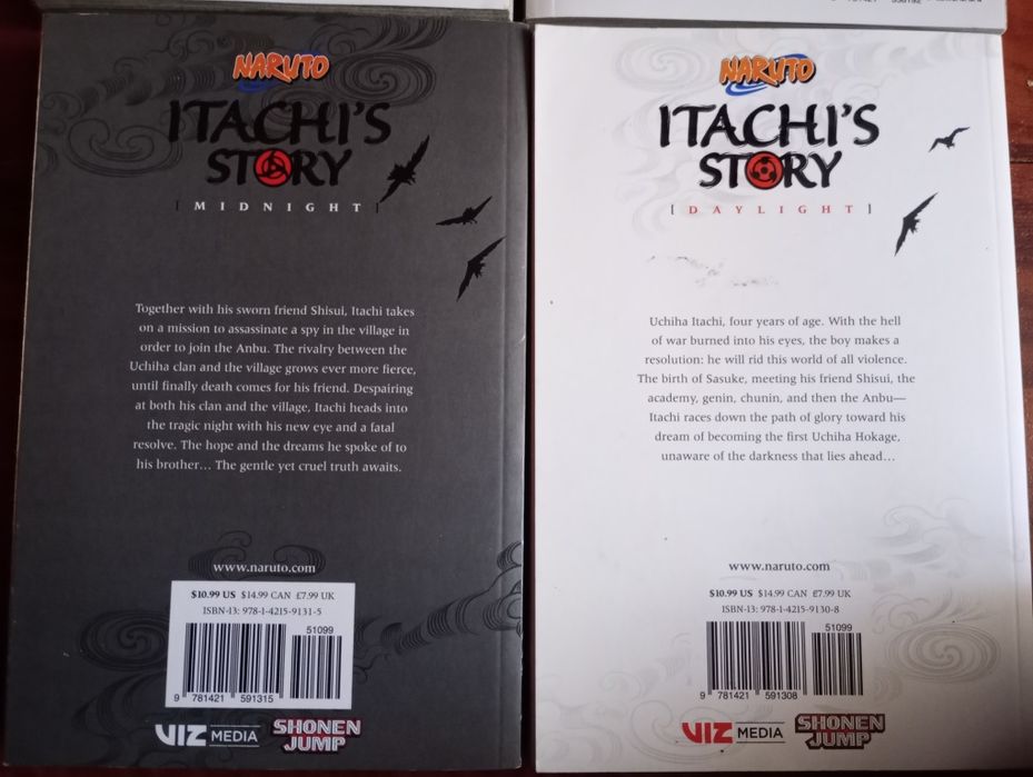 Cărți manga cu Itachi în limba engleză