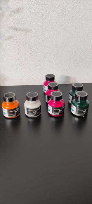 CERNEALA acrilica pentru scris cu tocul, caligrafie, pictura, ANGLIA