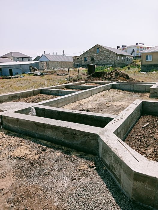 Заливка фундамента